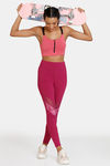 Zelocity Quick Dry Gym Leggings - Magenta Haze — thumbnail 4